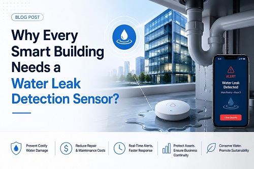 Why Every Smart Building Needs a Water Leak Detection Sensor