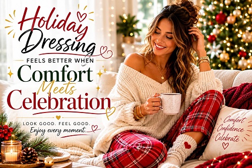 Holiday Dressing Feels Better When Comfort Meets Celebration