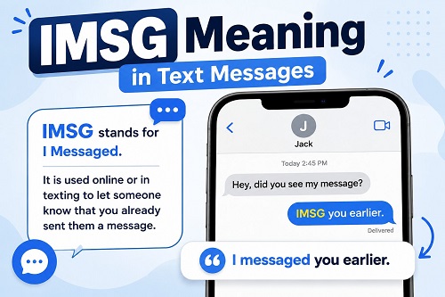 IMSG Meaning in Text Messages