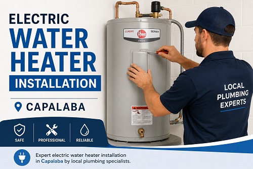 Anchor Text Electric Water Heater Installation Capalaba