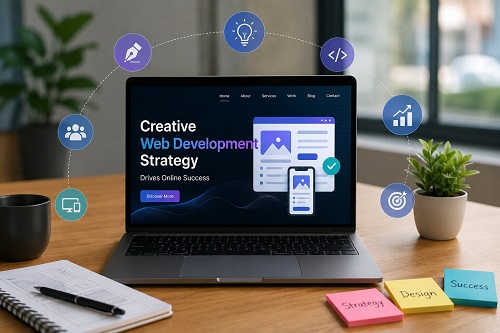 How a Creative Web Development Strategy Drives Online Success